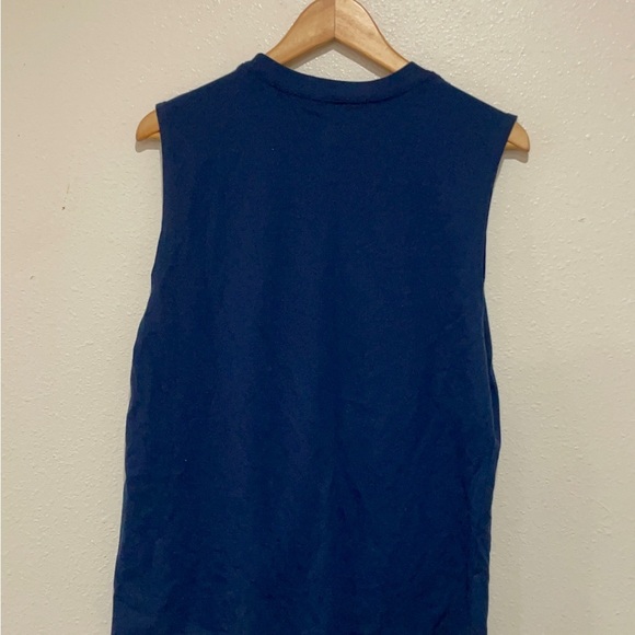 Patriotic Blue and Red Tank Top with Vintage Graphics - Picture 8 of 8